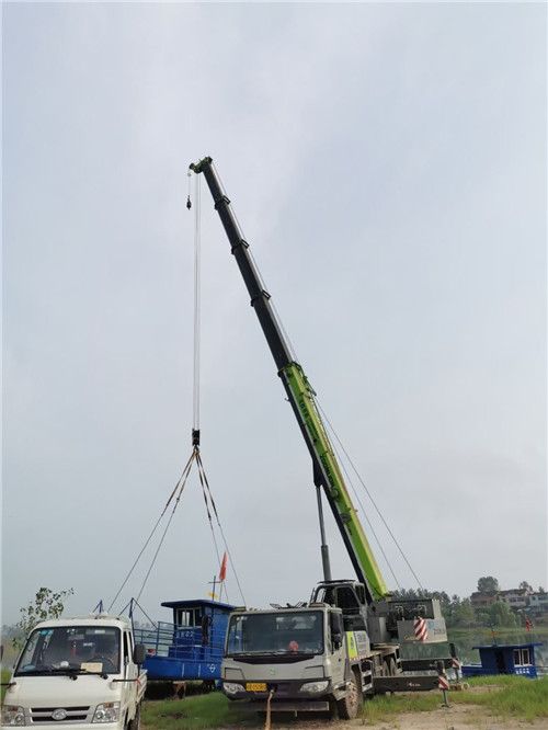 增城区桥梁建设吊装案例